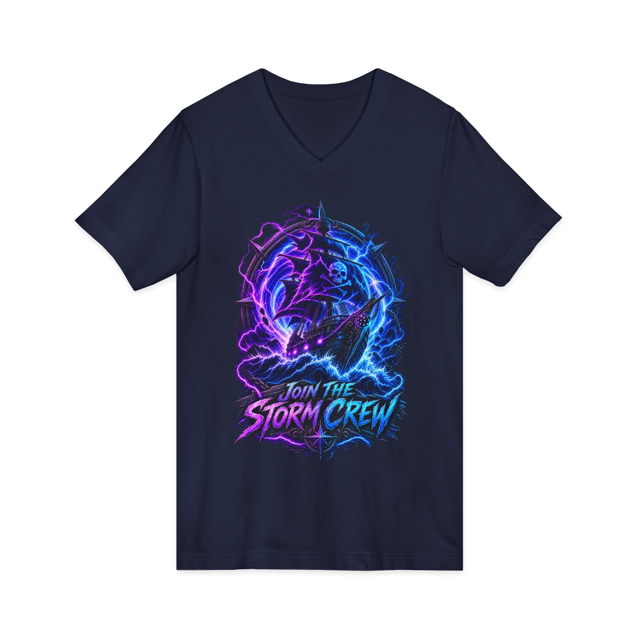 Storm Crew V-Neck Tee — Join The Storm Crew Graphic T-Shirt