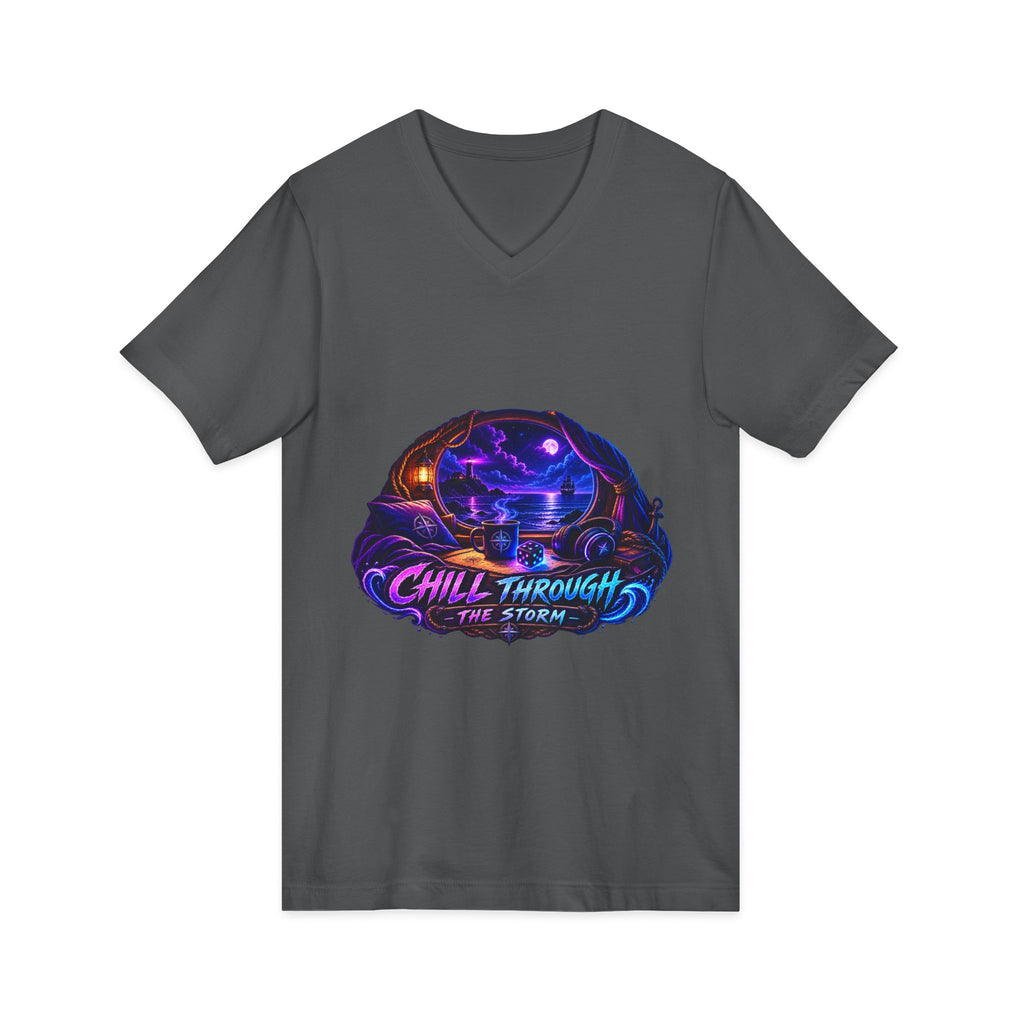 Chill Through the Storm V-Neck Tee