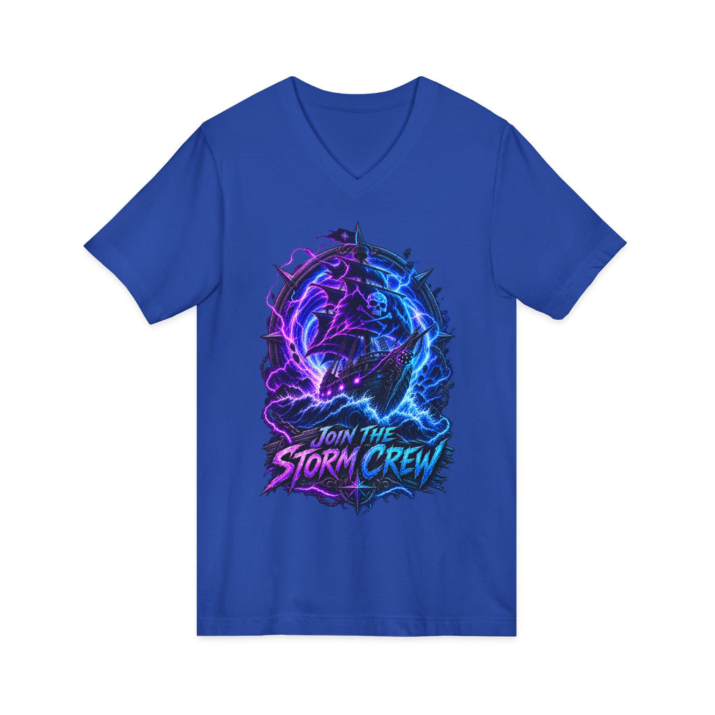 Storm Crew V-Neck Tee — Join The Storm Crew Graphic T-Shirt