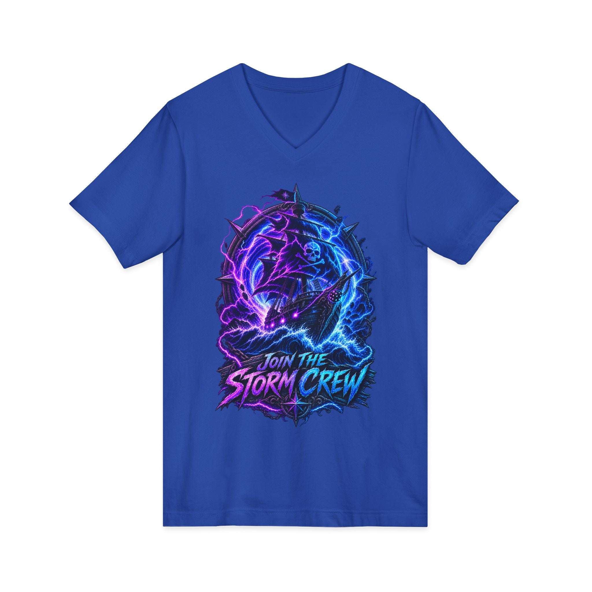 Storm Crew V-Neck Tee — Join The Storm Crew Graphic T-Shirt