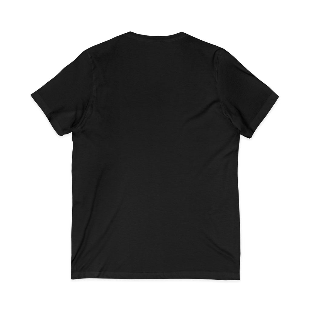 Octopus Nebula V-Neck Tee — Neon Galactic Octopus Graphic Shirt