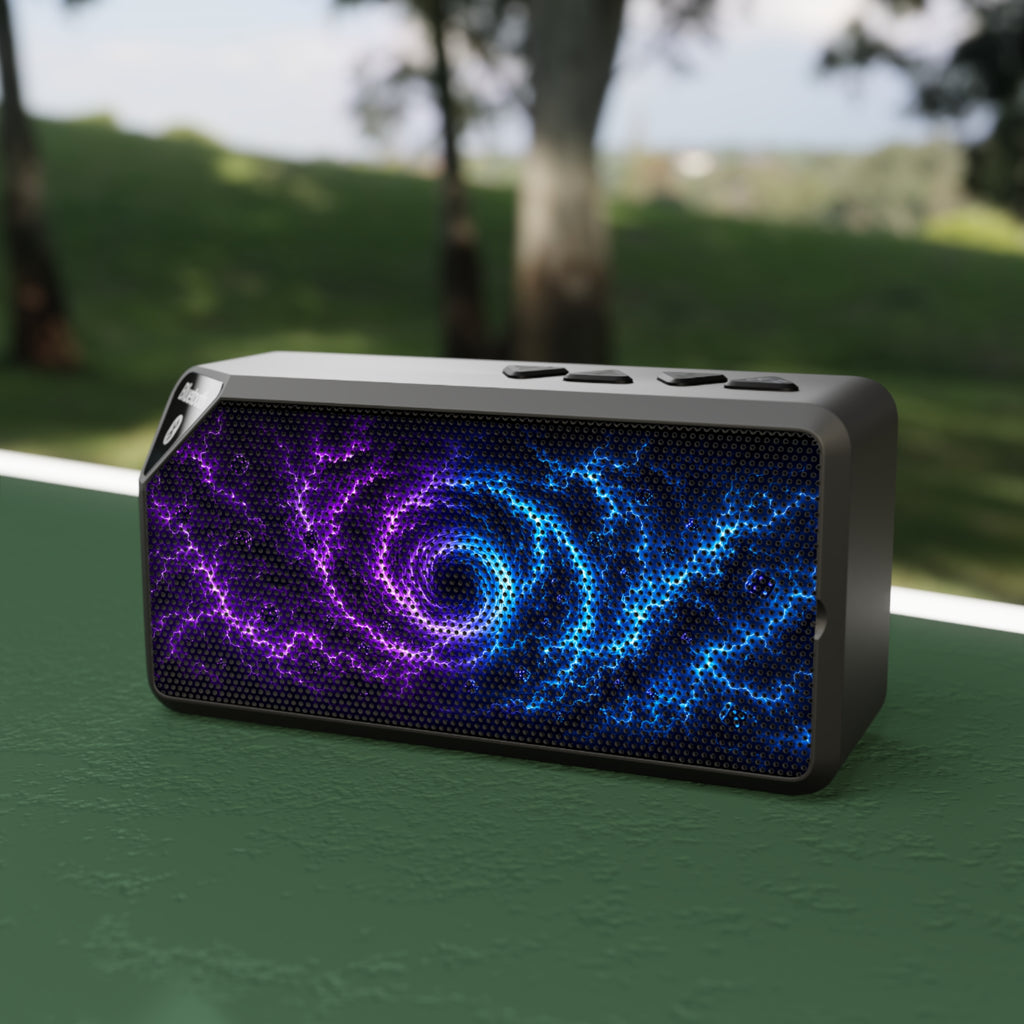 Galaxy Swirl Bluetooth Speaker — Portable Wireless Speaker with Cosmic Nebula Design