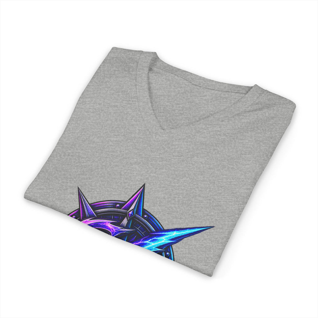 Neon Sigil V‑Neck Tee