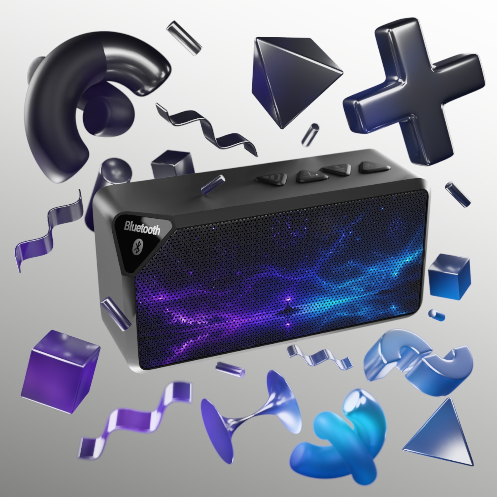 Galaxy Bluetooth Speaker — Portable Wireless Speaker with Nebula Design