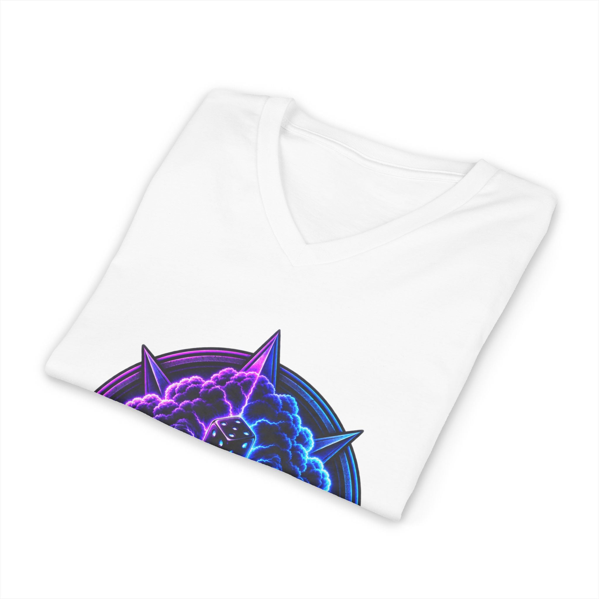Unisex Jersey Short Sleeve V-Neck Tee