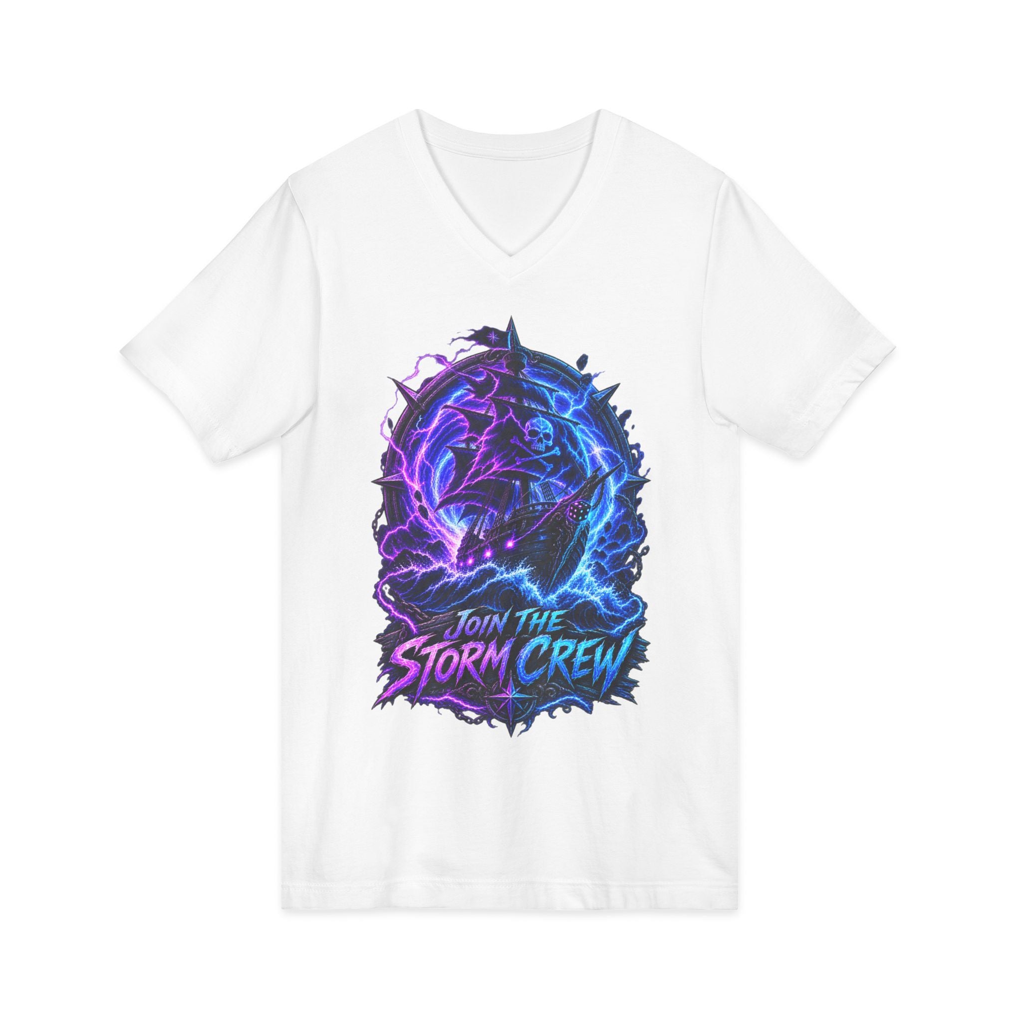 Storm Crew V-Neck Tee — Join The Storm Crew Graphic T-Shirt