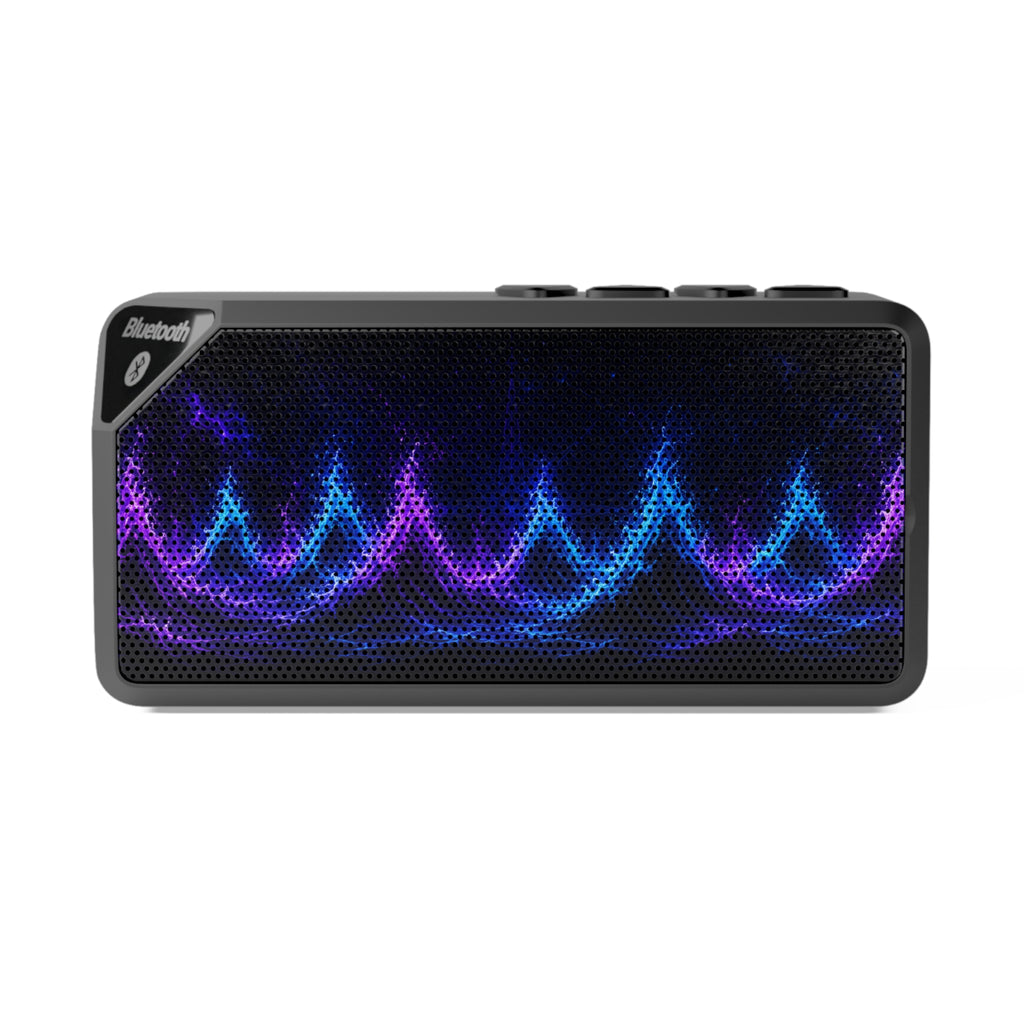 Bluetooth Speaker — LED Wave Light Portable Speaker