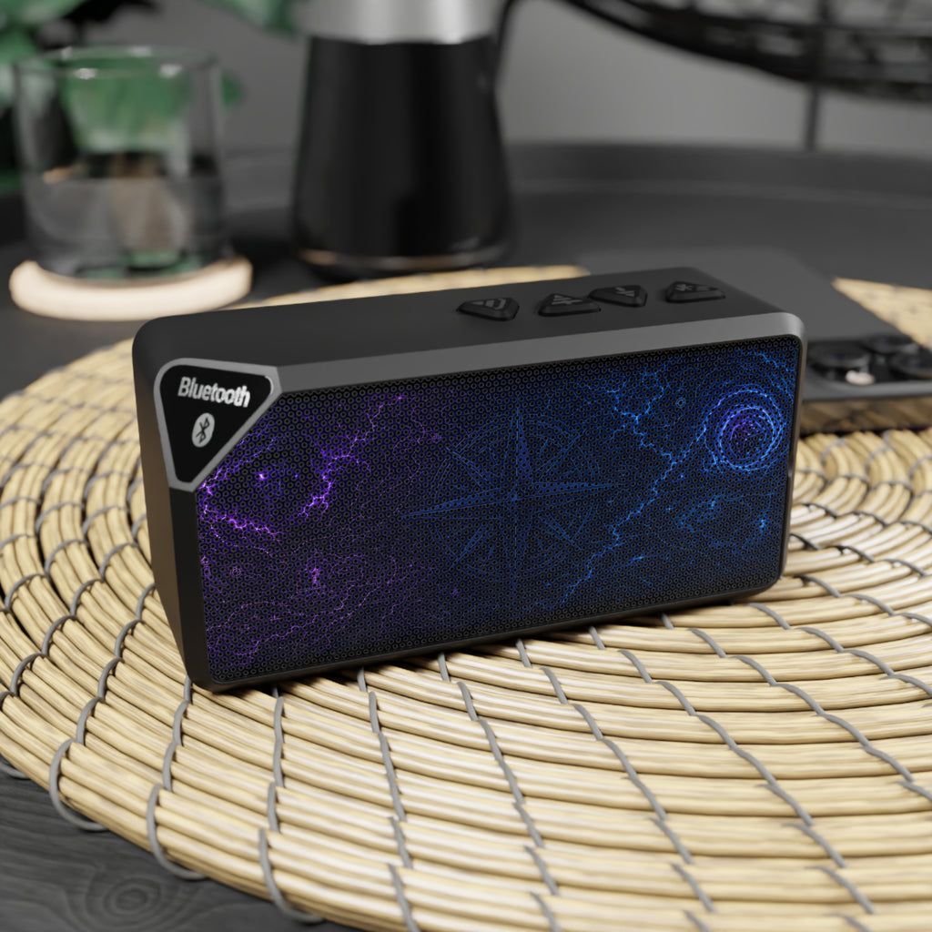 Bluetooth Speaker — Galaxy Nebula Design Portable Speaker
