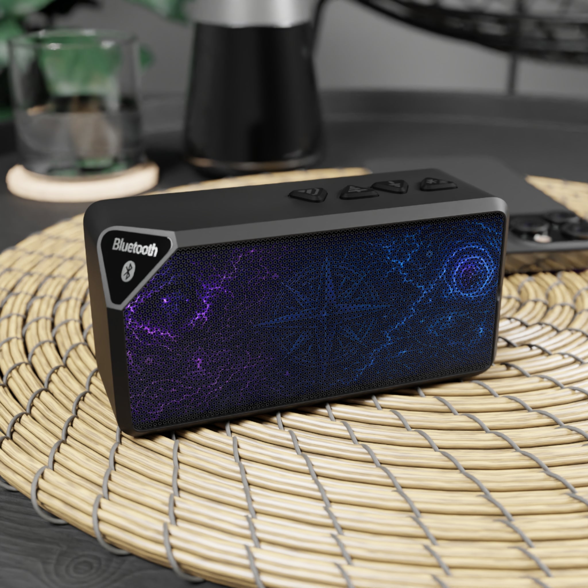 Bluetooth Speaker — Galaxy Nebula Design Portable Speaker