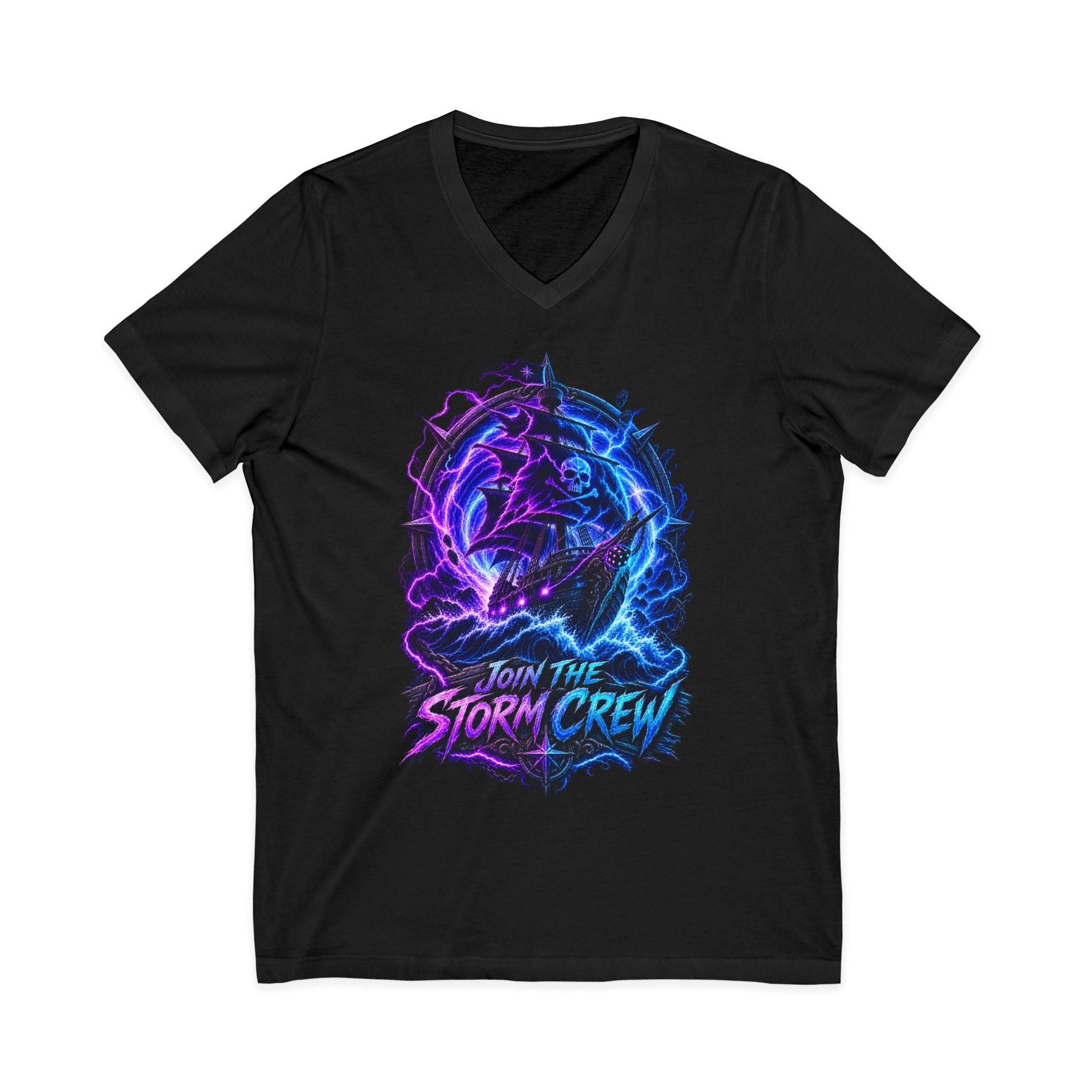 Storm Crew V-Neck Tee — Join The Storm Crew Graphic T-Shirt