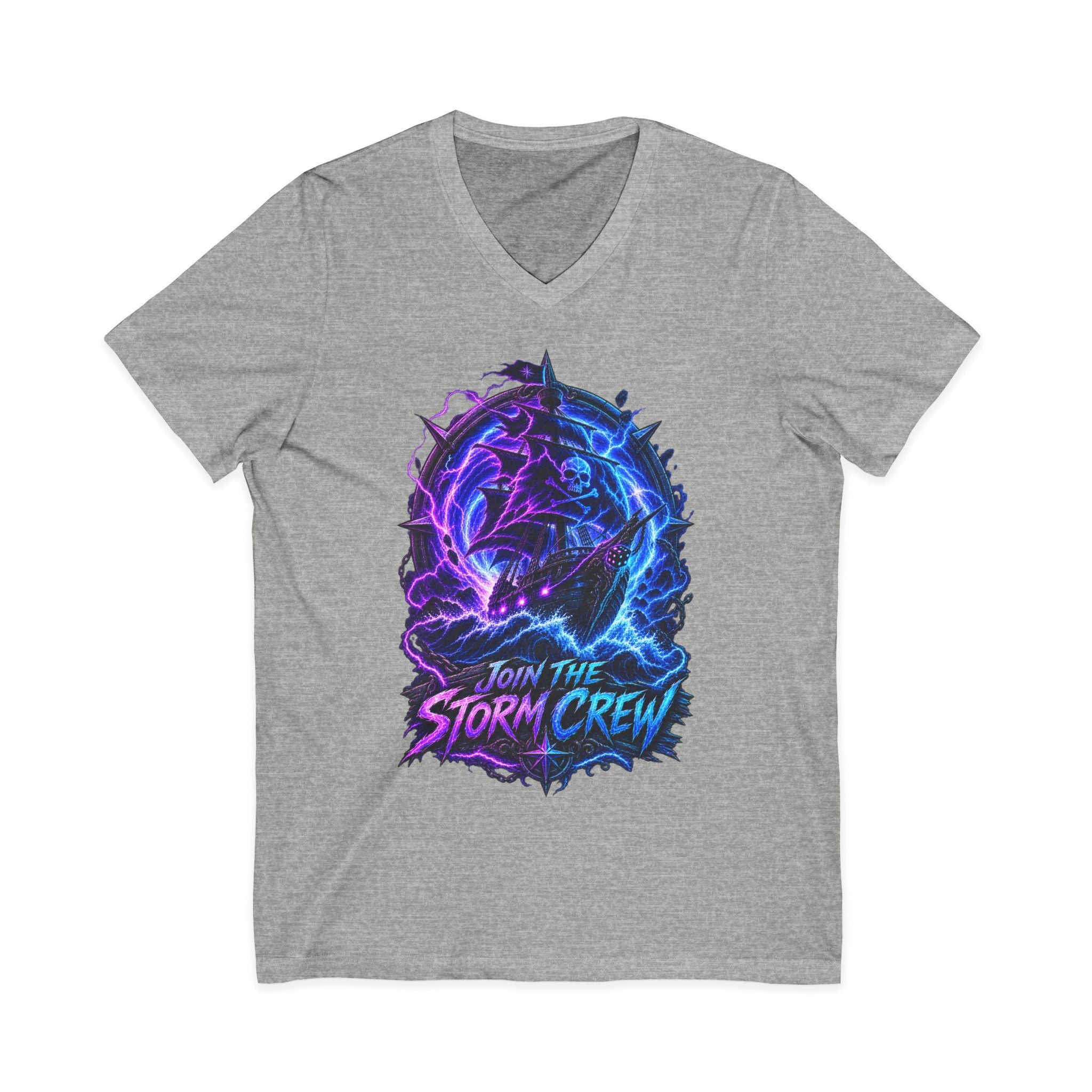 Storm Crew V-Neck Tee — Join The Storm Crew Graphic T-Shirt