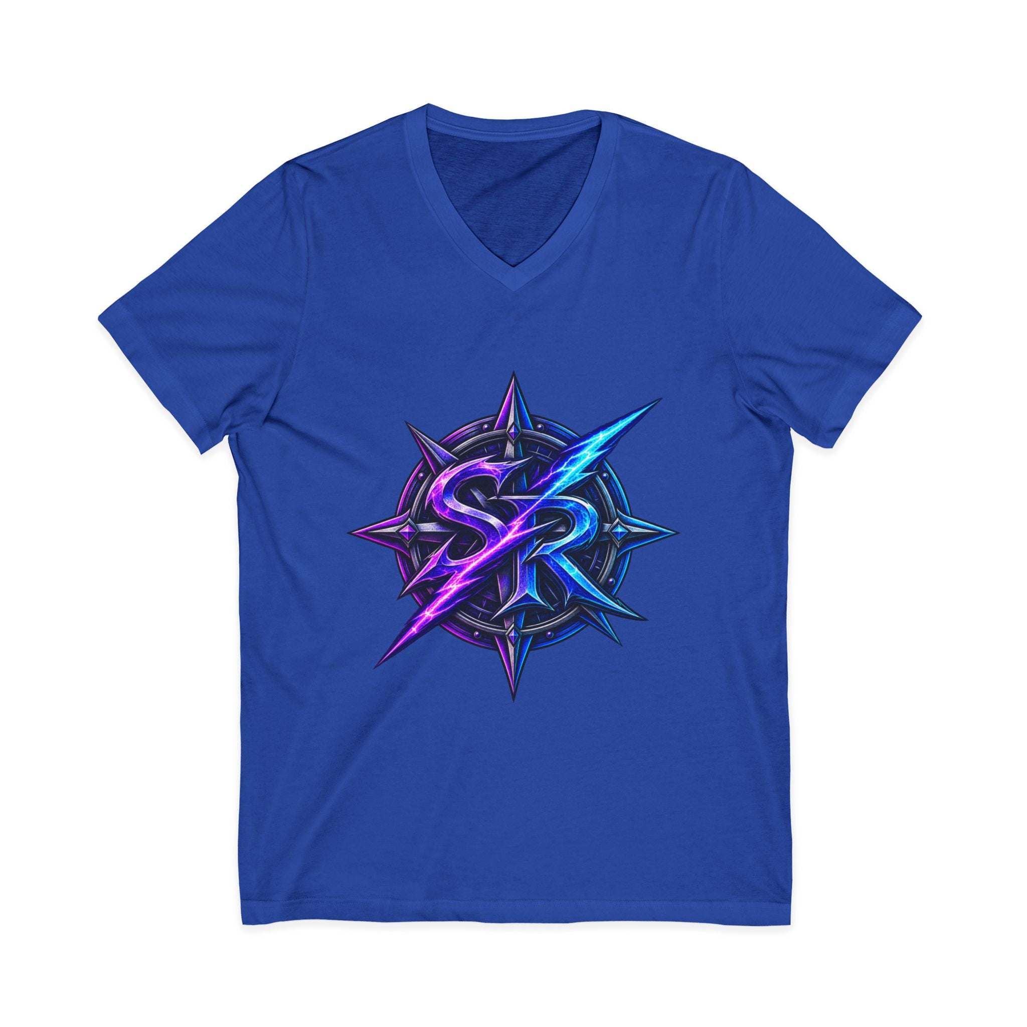 Neon Sigil V‑Neck Tee