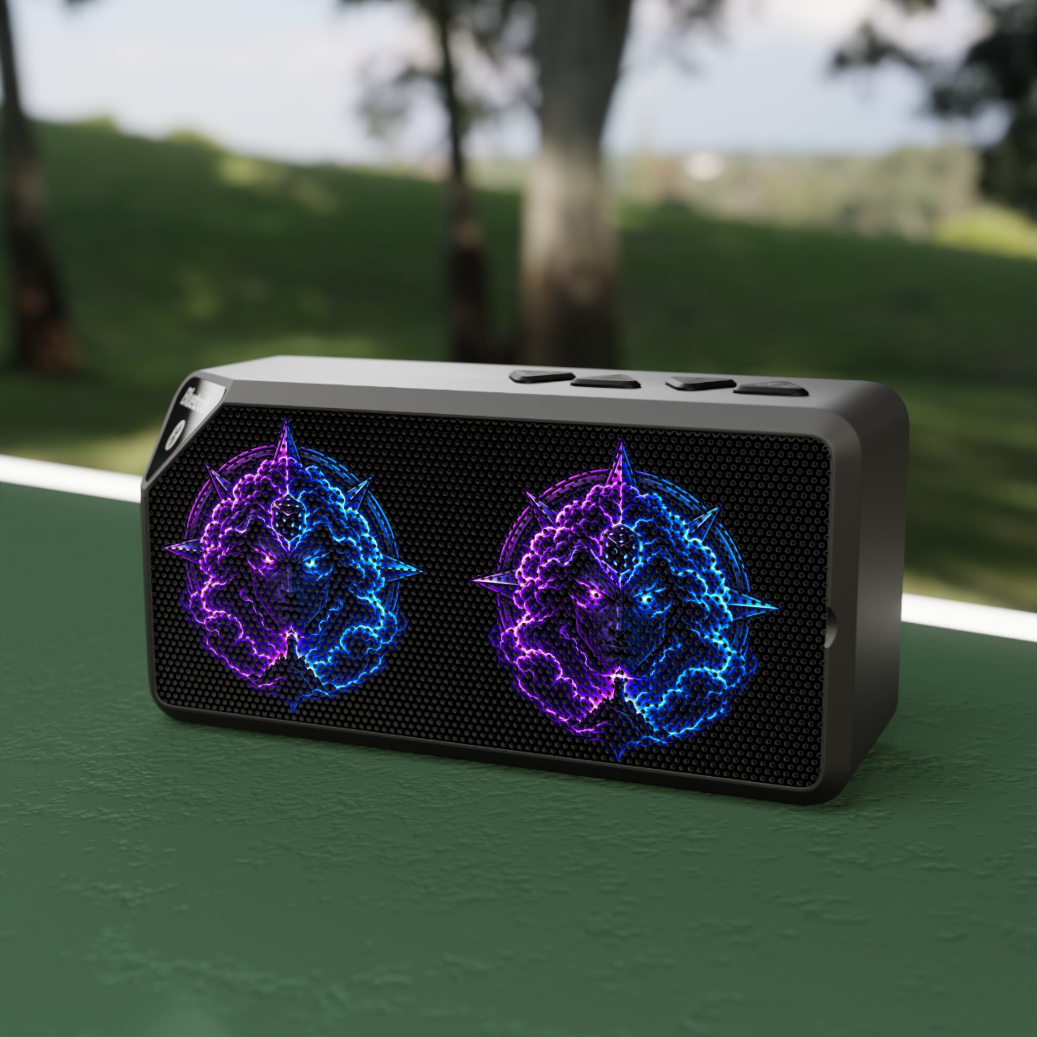 Bluetooth Speaker — Neon Wolf LED Portable Speaker
