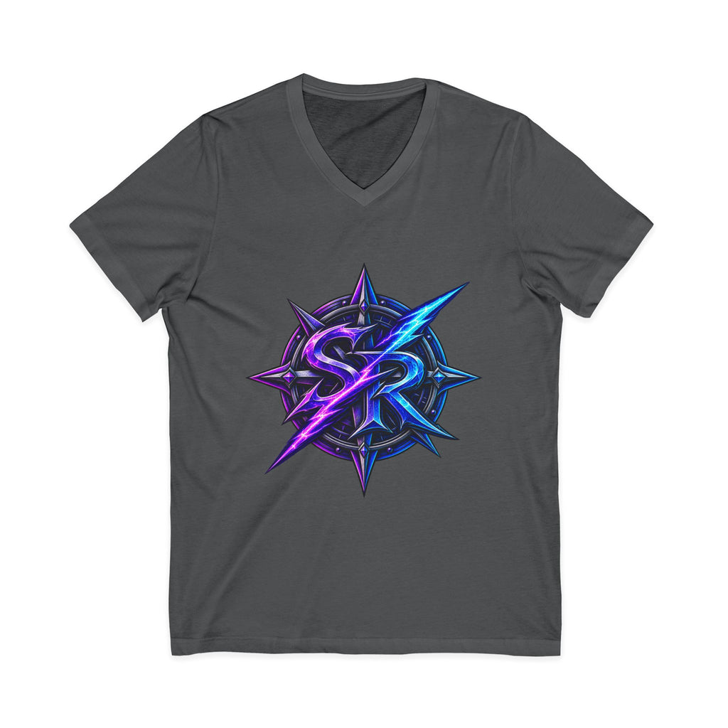 Neon Sigil V‑Neck Tee
