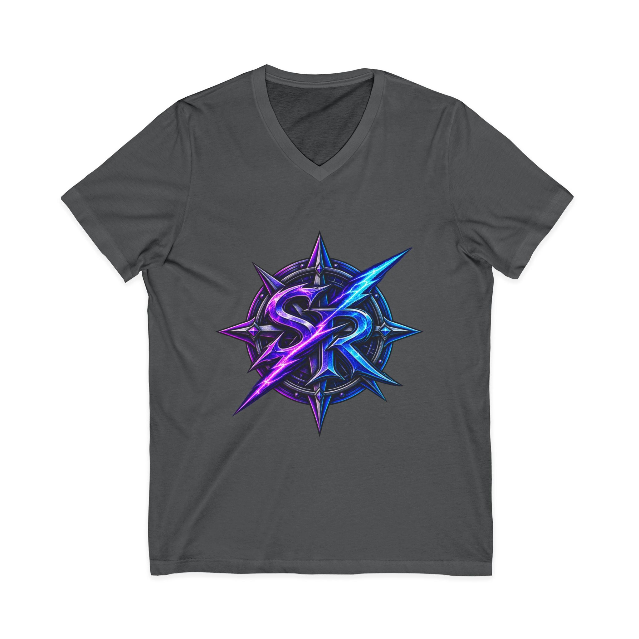 Neon Sigil V‑Neck Tee
