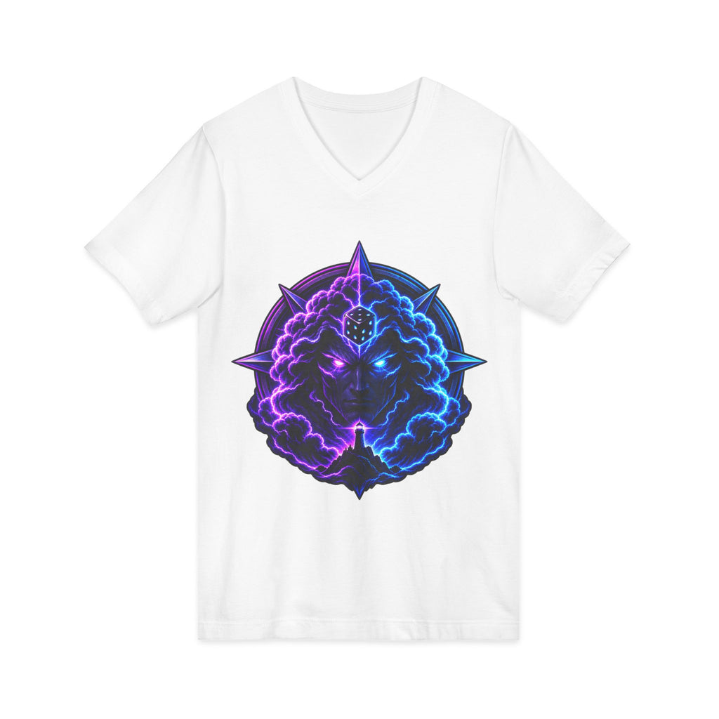 Unisex Jersey Short Sleeve V-Neck Tee