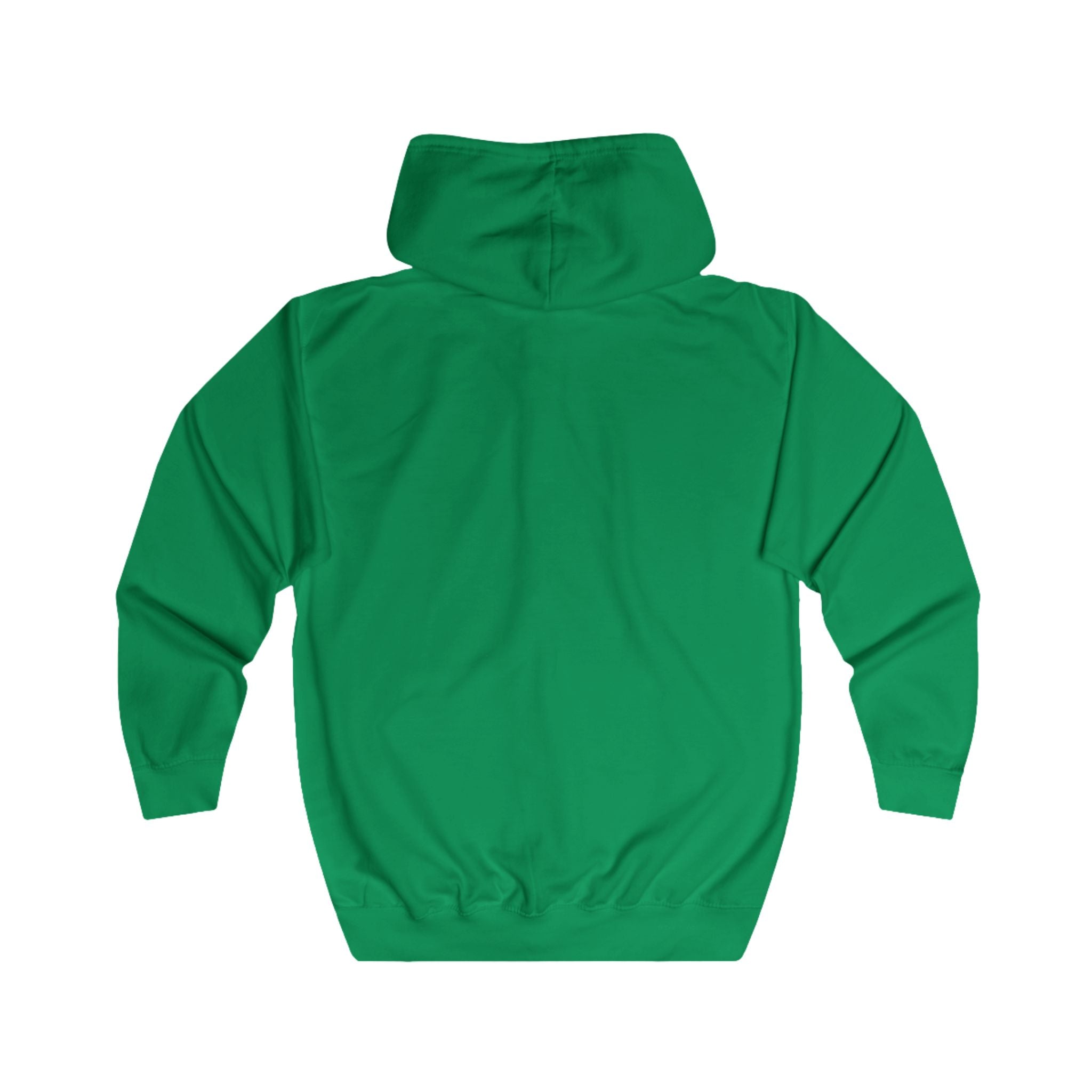 Zip Hoodie — Neon Cosmic Brain Mandala Graphic
