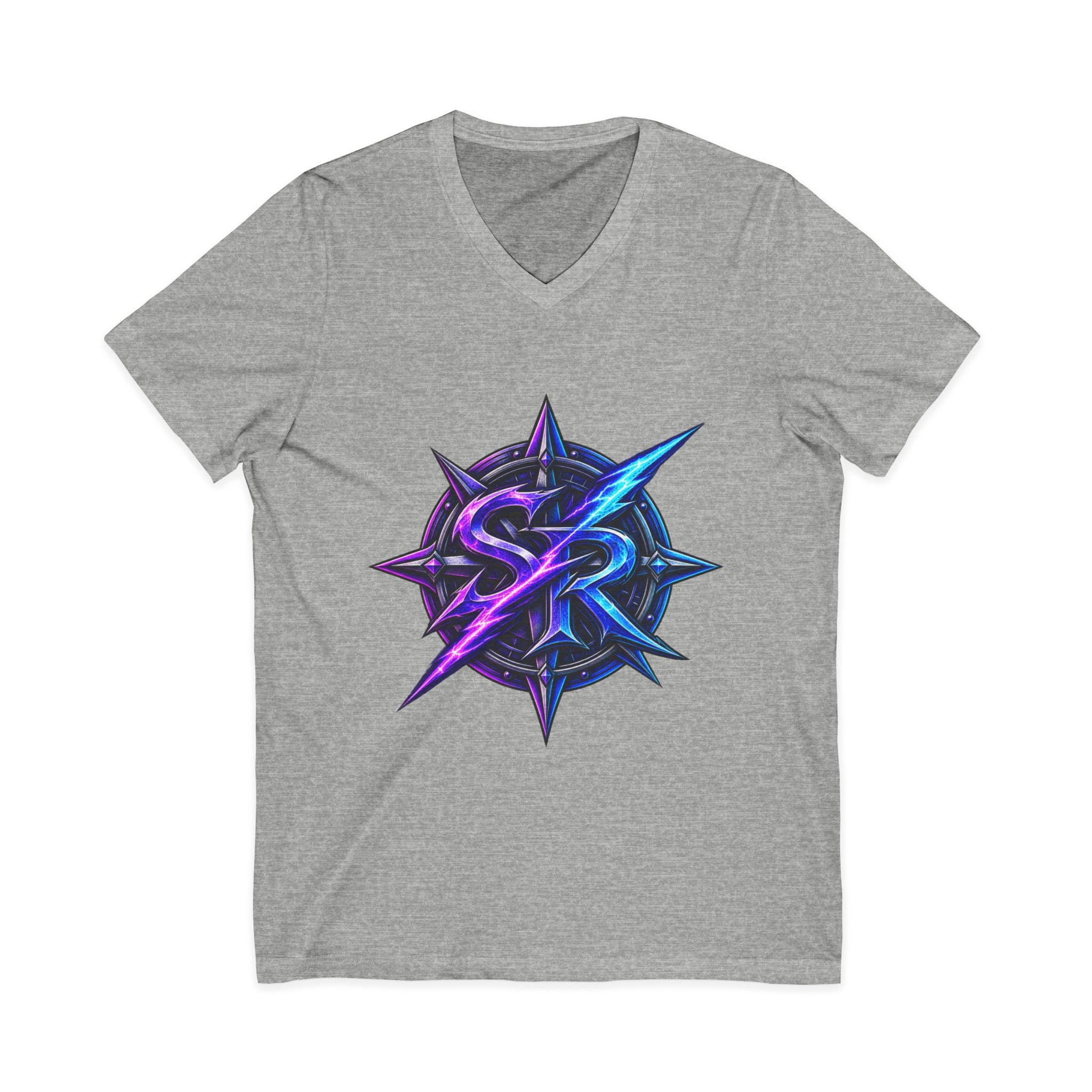 Neon Sigil V‑Neck Tee