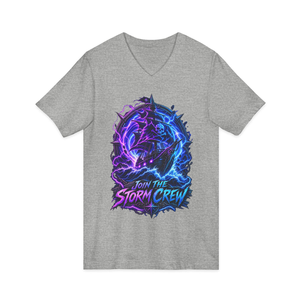 Storm Crew V-Neck Tee — Join The Storm Crew Graphic T-Shirt