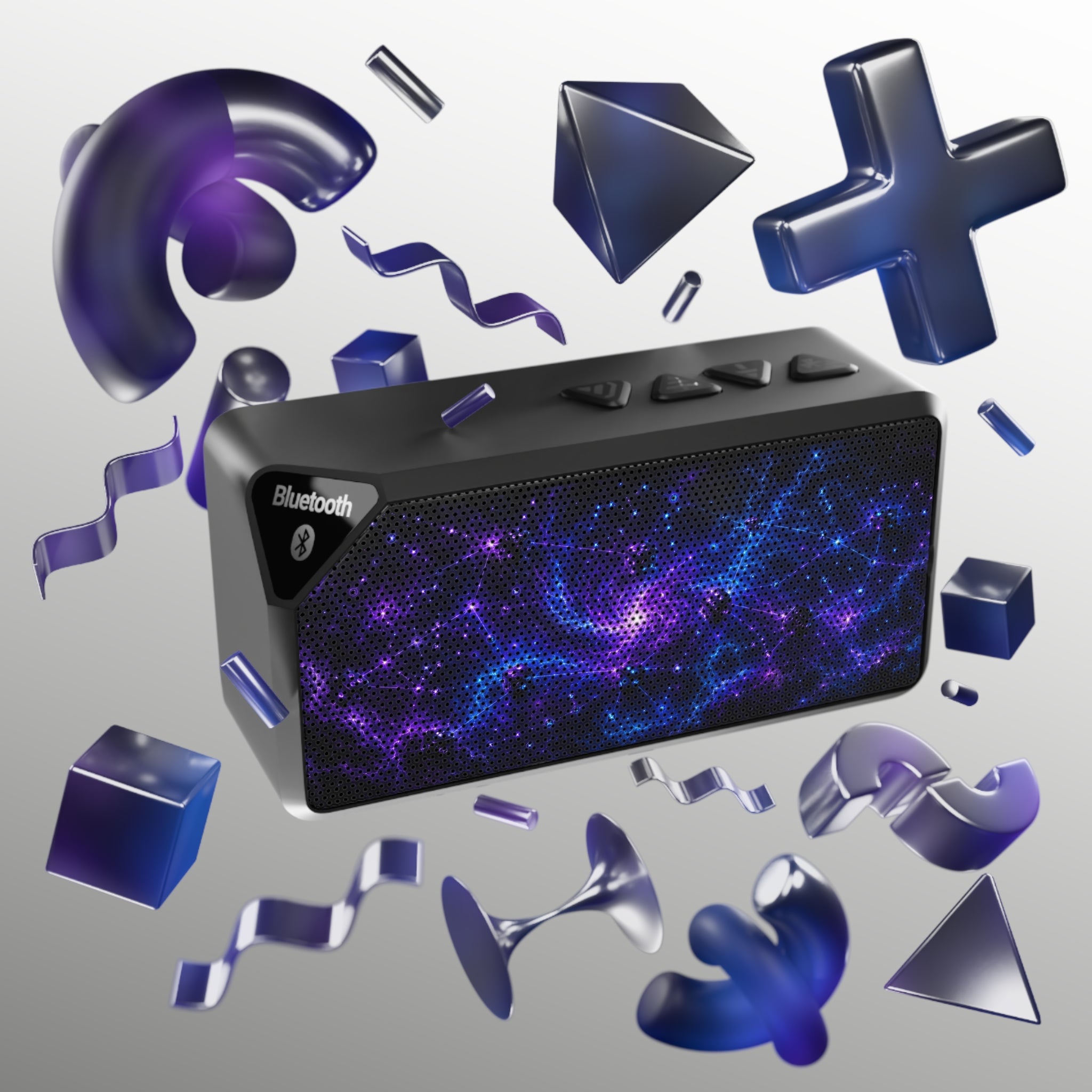 Galaxy Nebula Bluetooth Speaker — Portable Wireless Sound