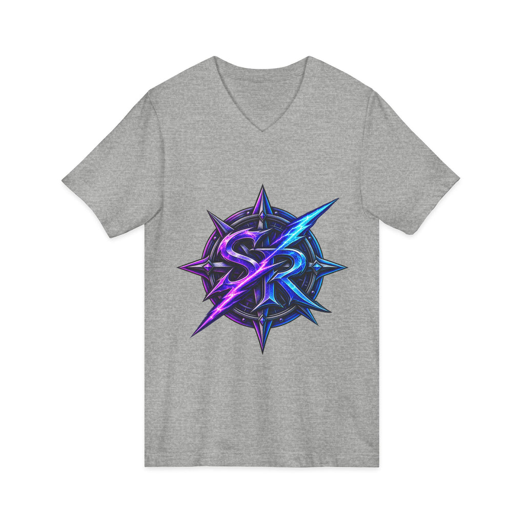 Neon Sigil V‑Neck Tee