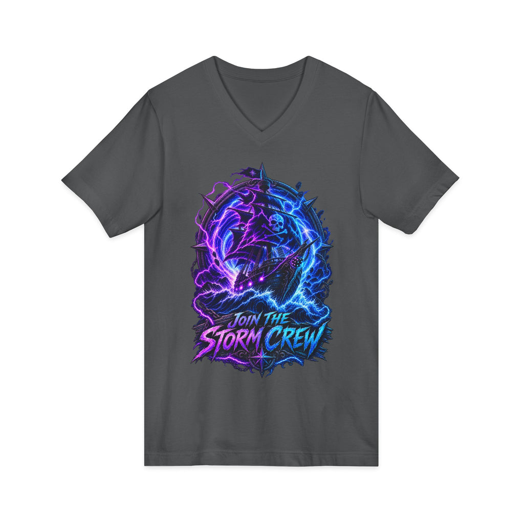 Storm Crew V-Neck Tee — Join The Storm Crew Graphic T-Shirt
