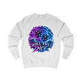 Roll the Dice Sweatshirt — Neon Dice Gaming Crewneck for Tabletop & DnD Fans