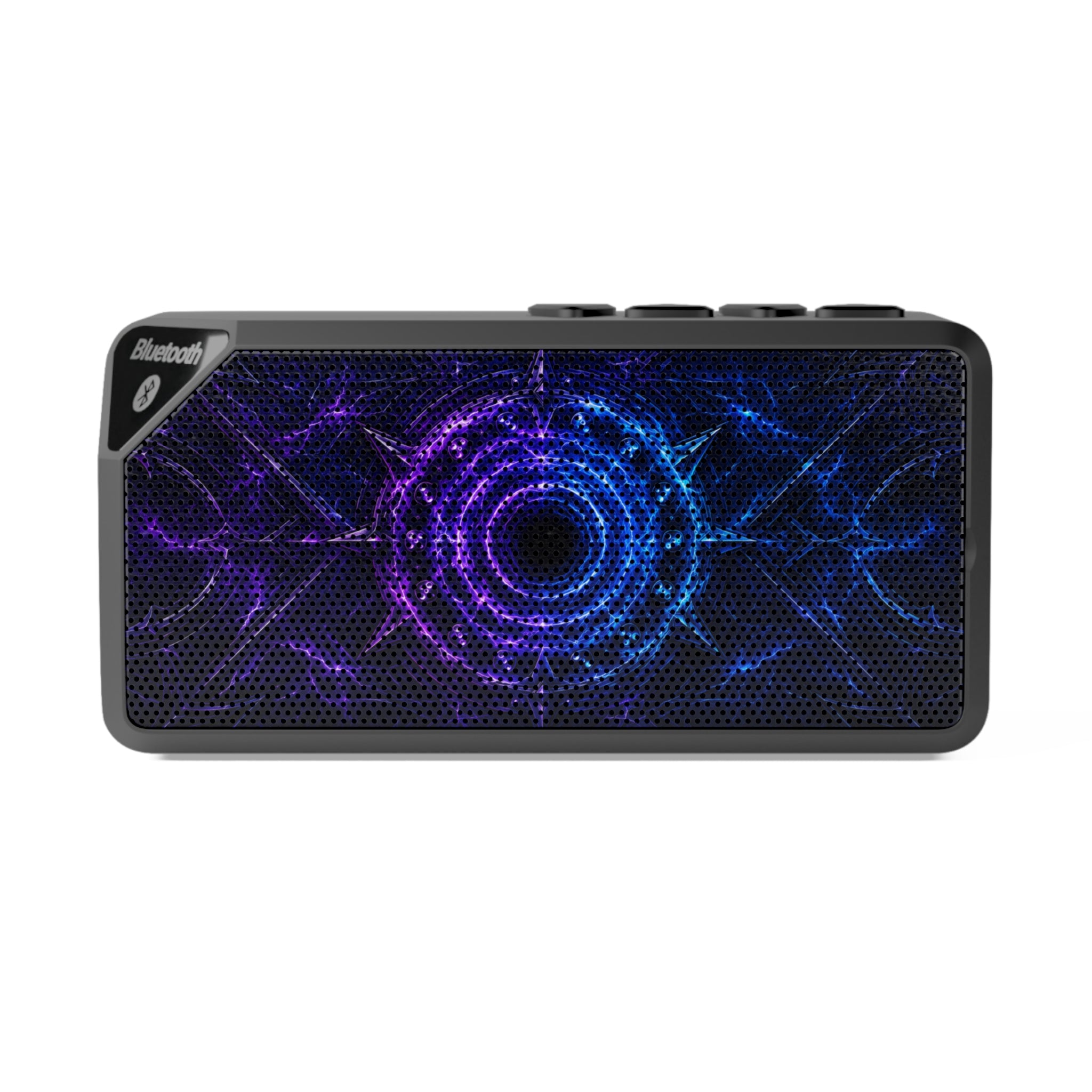 Bluetooth Speaker — Purple Blue Nebula Party Sound