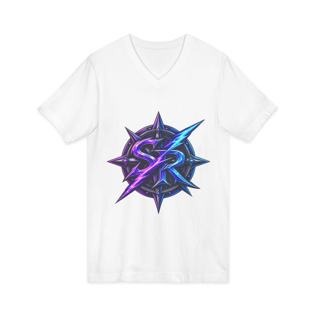 Neon Sigil V‑Neck Tee
