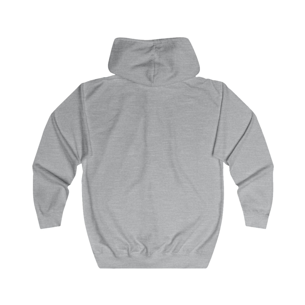 Zip Hoodie — Neon Cosmic Brain Mandala Graphic