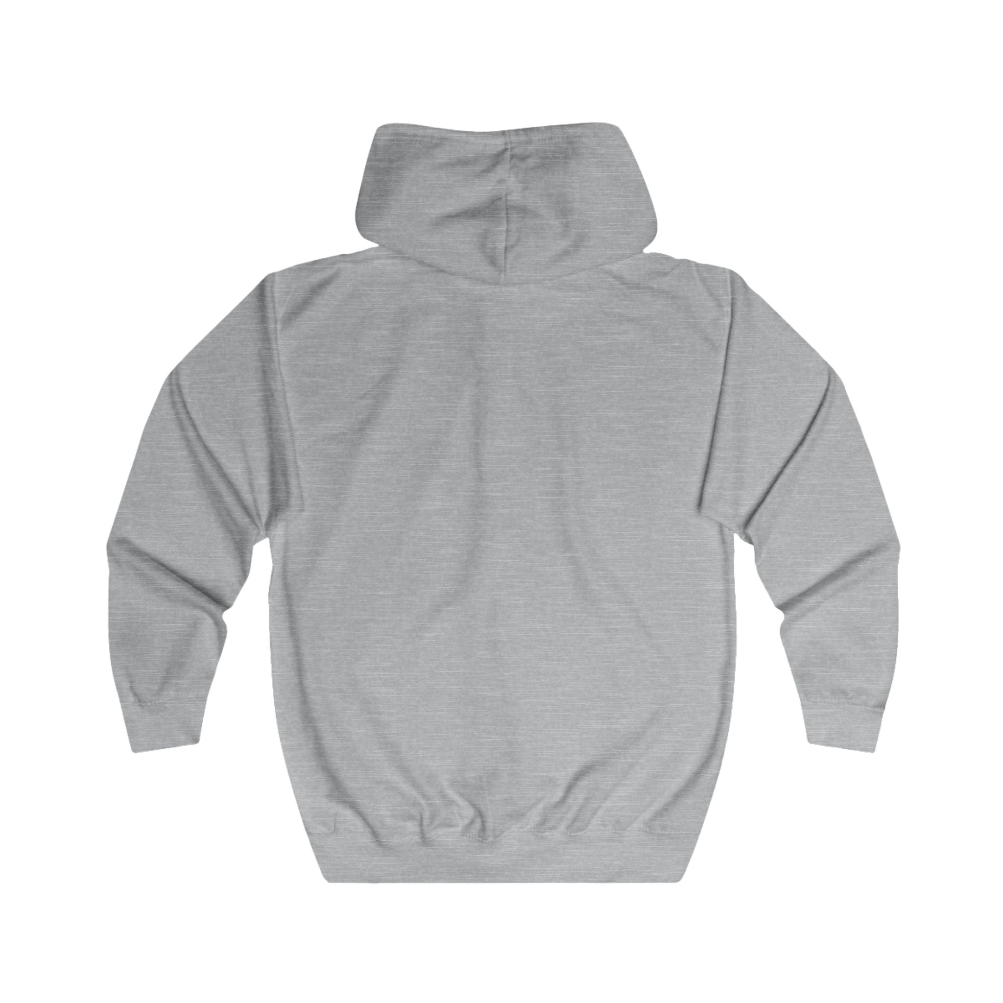 Zip Hoodie — Neon Cosmic Brain Mandala Graphic