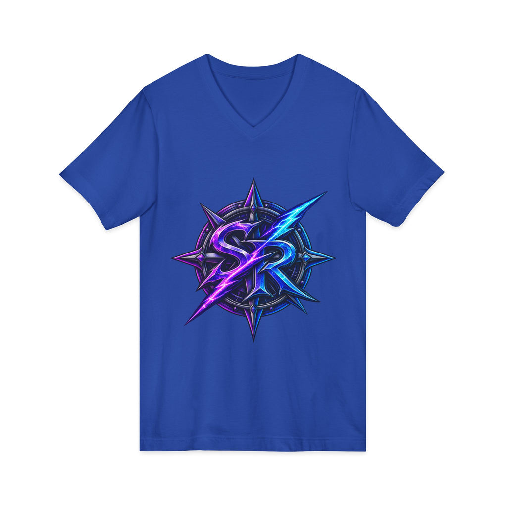 Neon Sigil V‑Neck Tee