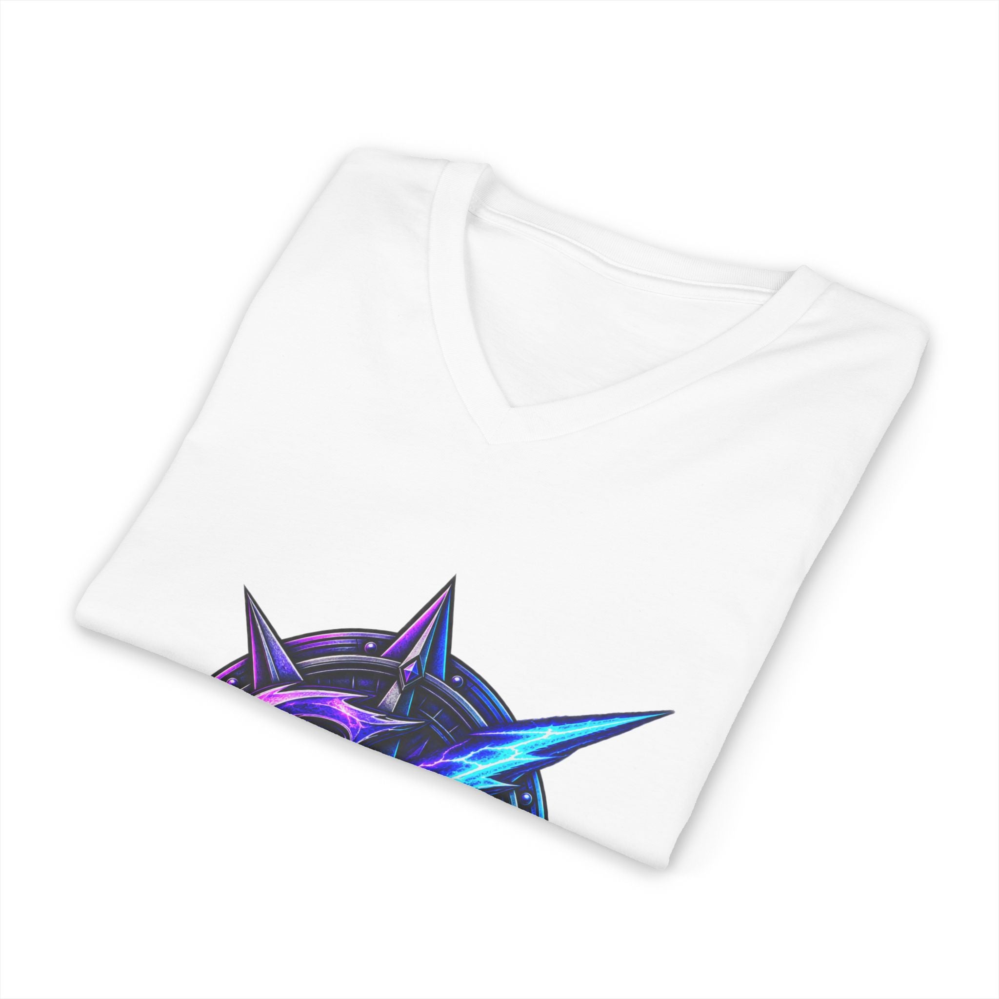 Neon Sigil V‑Neck Tee