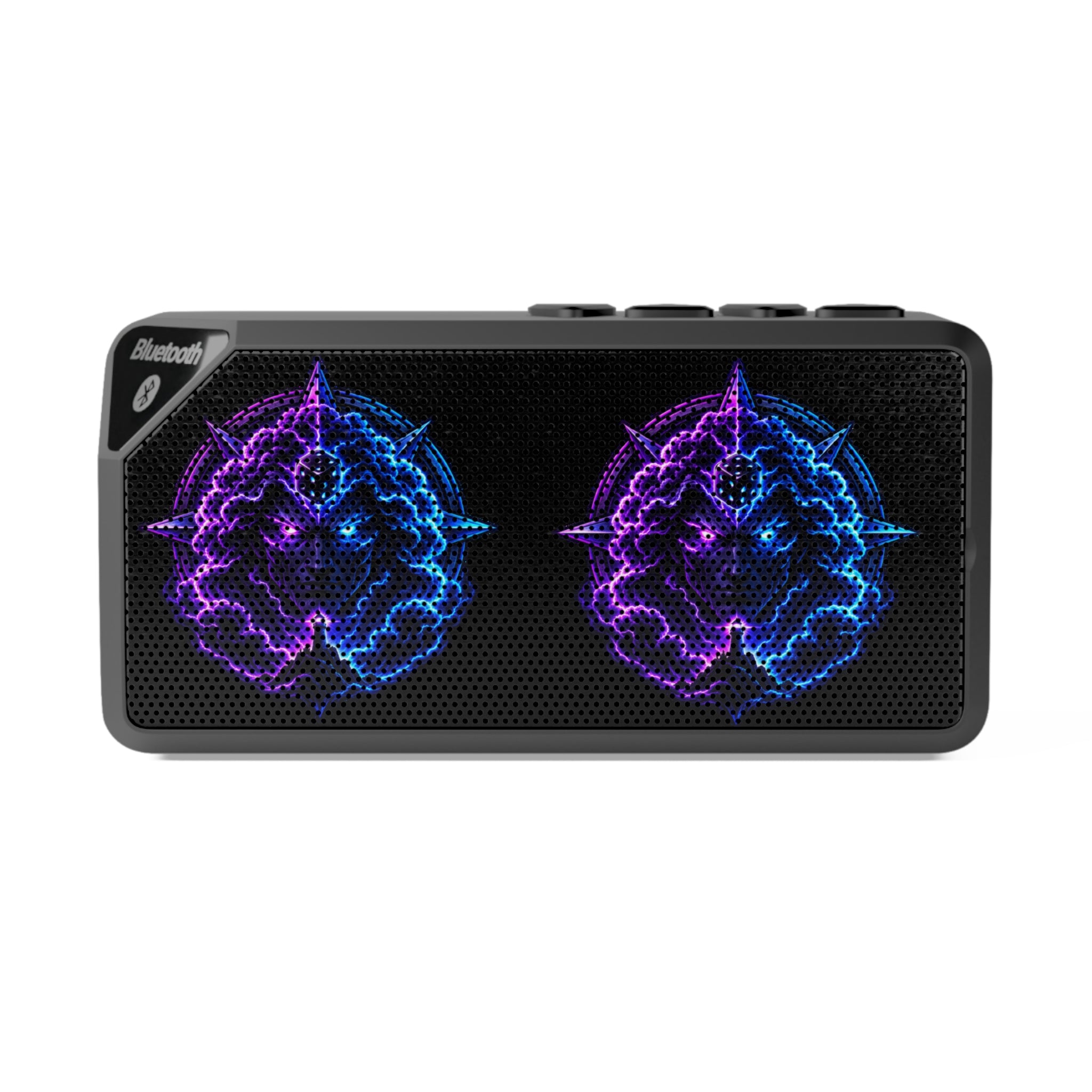 Bluetooth Speaker — Neon Wolf LED Portable Speaker