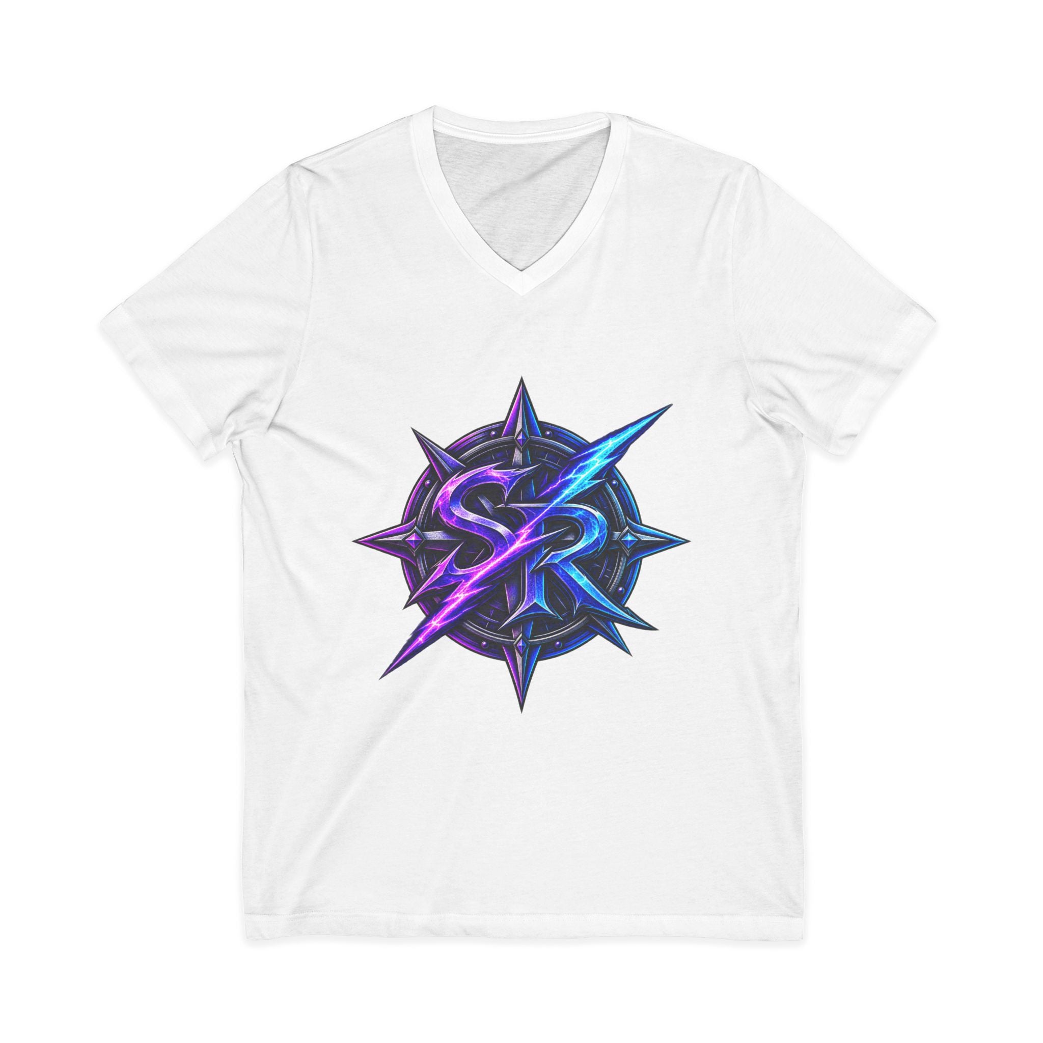 Neon Sigil V‑Neck Tee