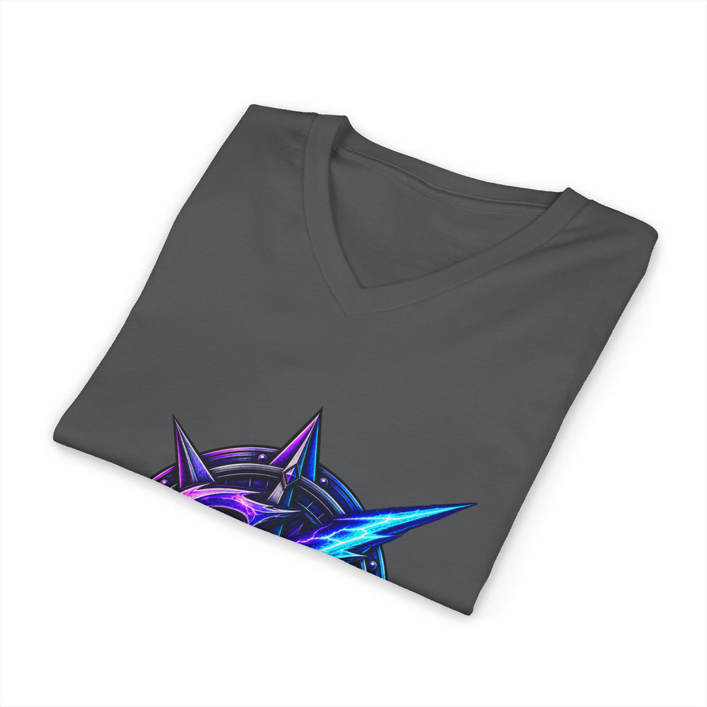 Neon Sigil V‑Neck Tee
