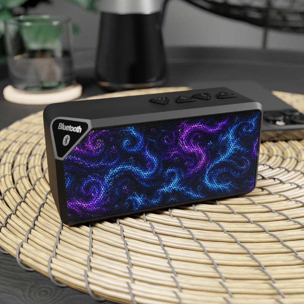 Bluetooth Speaker — Nebula Swirl LED Portable Speaker