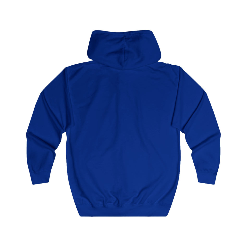 Zip Hoodie — Neon Cosmic Brain Mandala Graphic