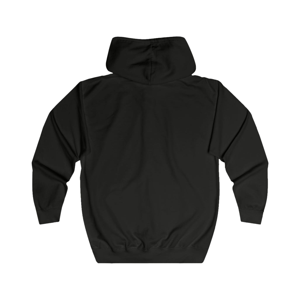 Zip Hoodie — Neon Cosmic Brain Mandala Graphic