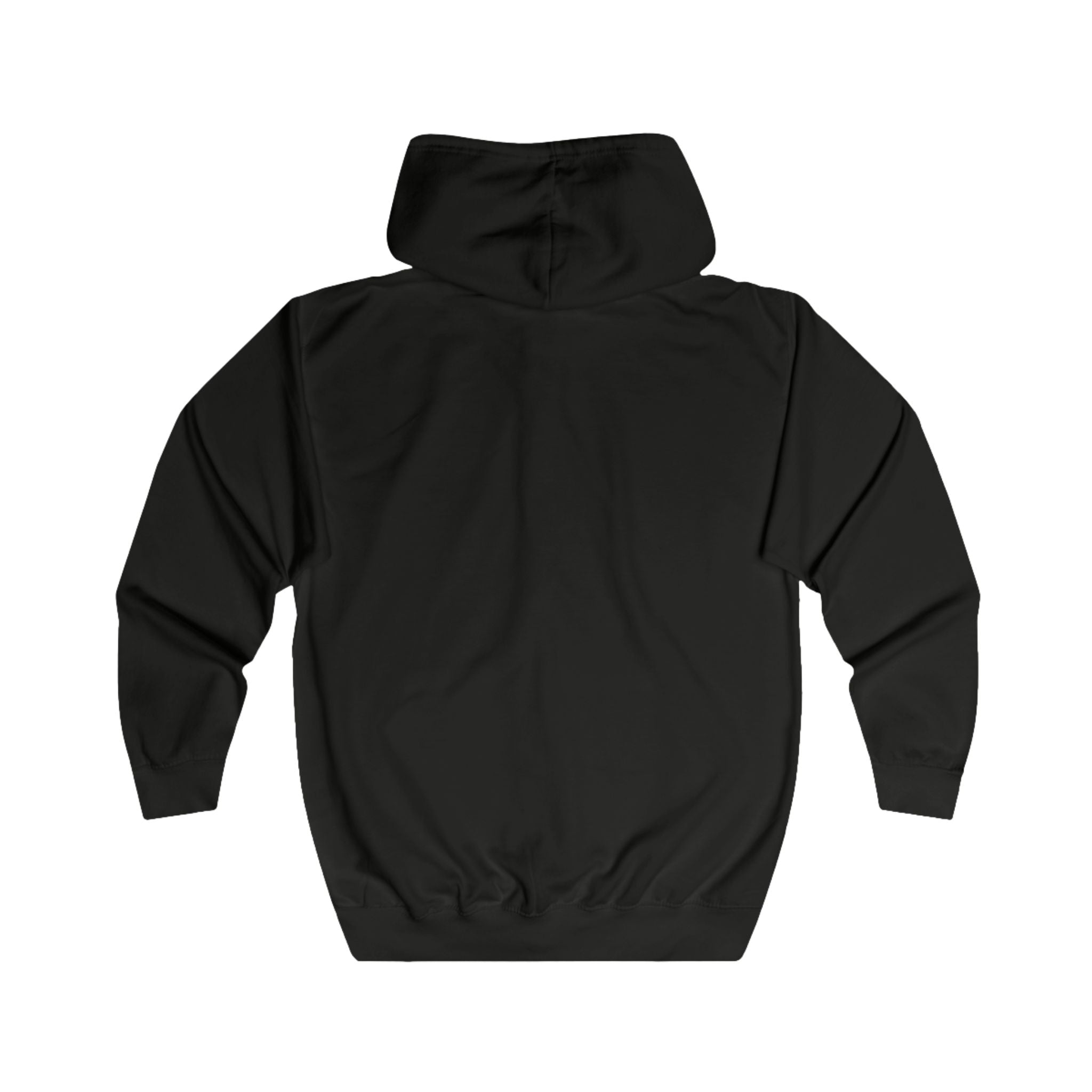 Zip Hoodie — Neon Cosmic Brain Mandala Graphic