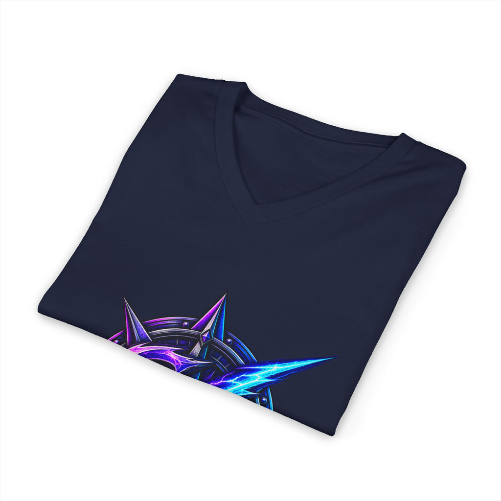 Neon Sigil V‑Neck Tee