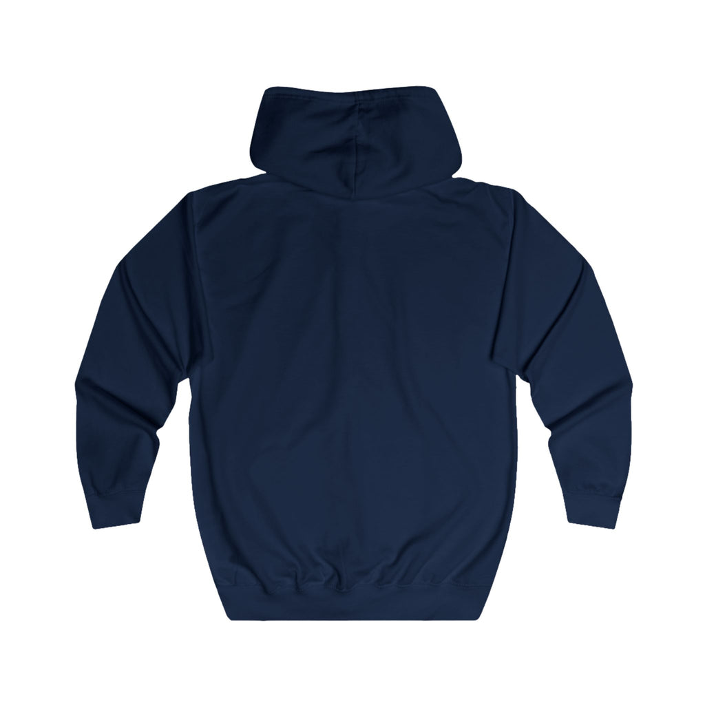 Zip Hoodie — Neon Cosmic Brain Mandala Graphic