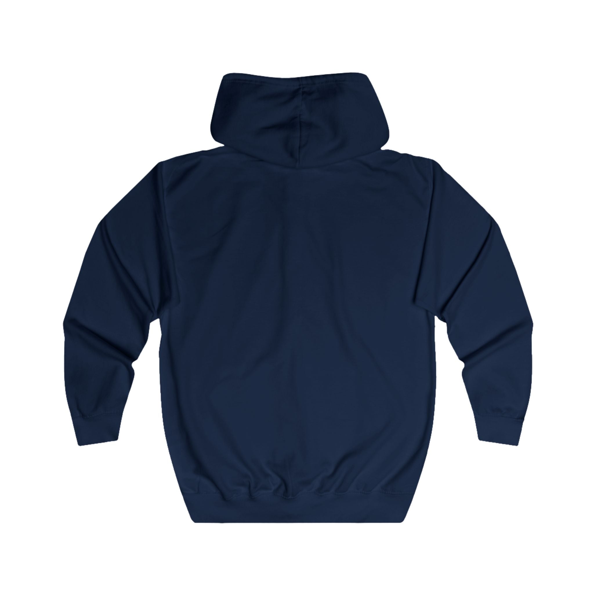 Zip Hoodie — Neon Cosmic Brain Mandala Graphic