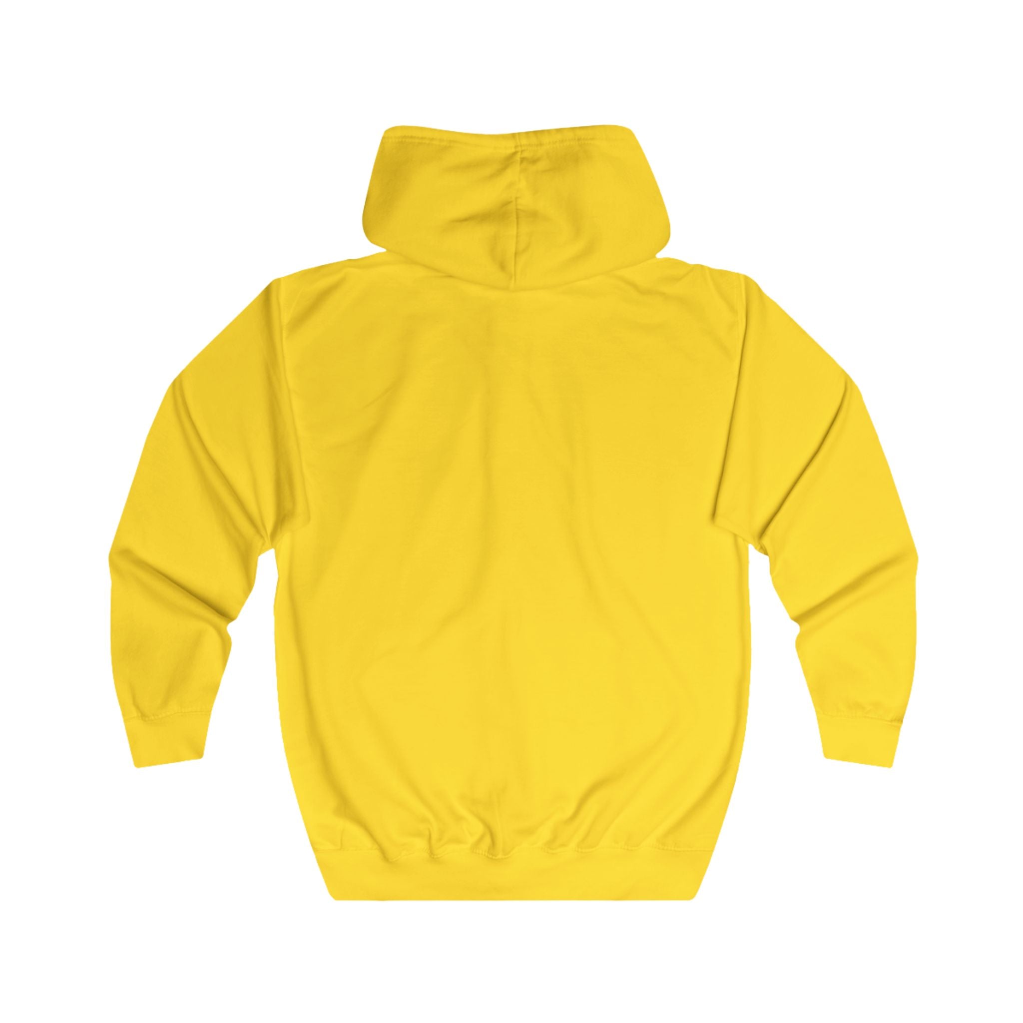 Zip Hoodie — Neon Cosmic Brain Mandala Graphic