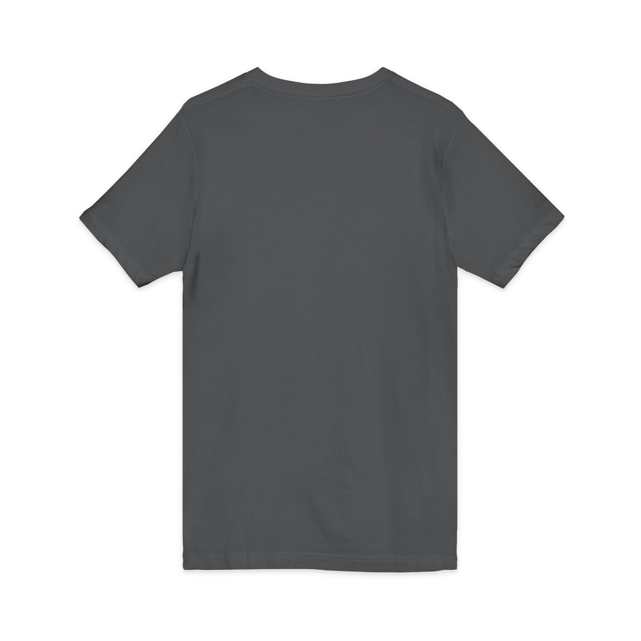 Nebula Goddess V-Neck Tee — Cosmic Purple Woman Portrait Shirt