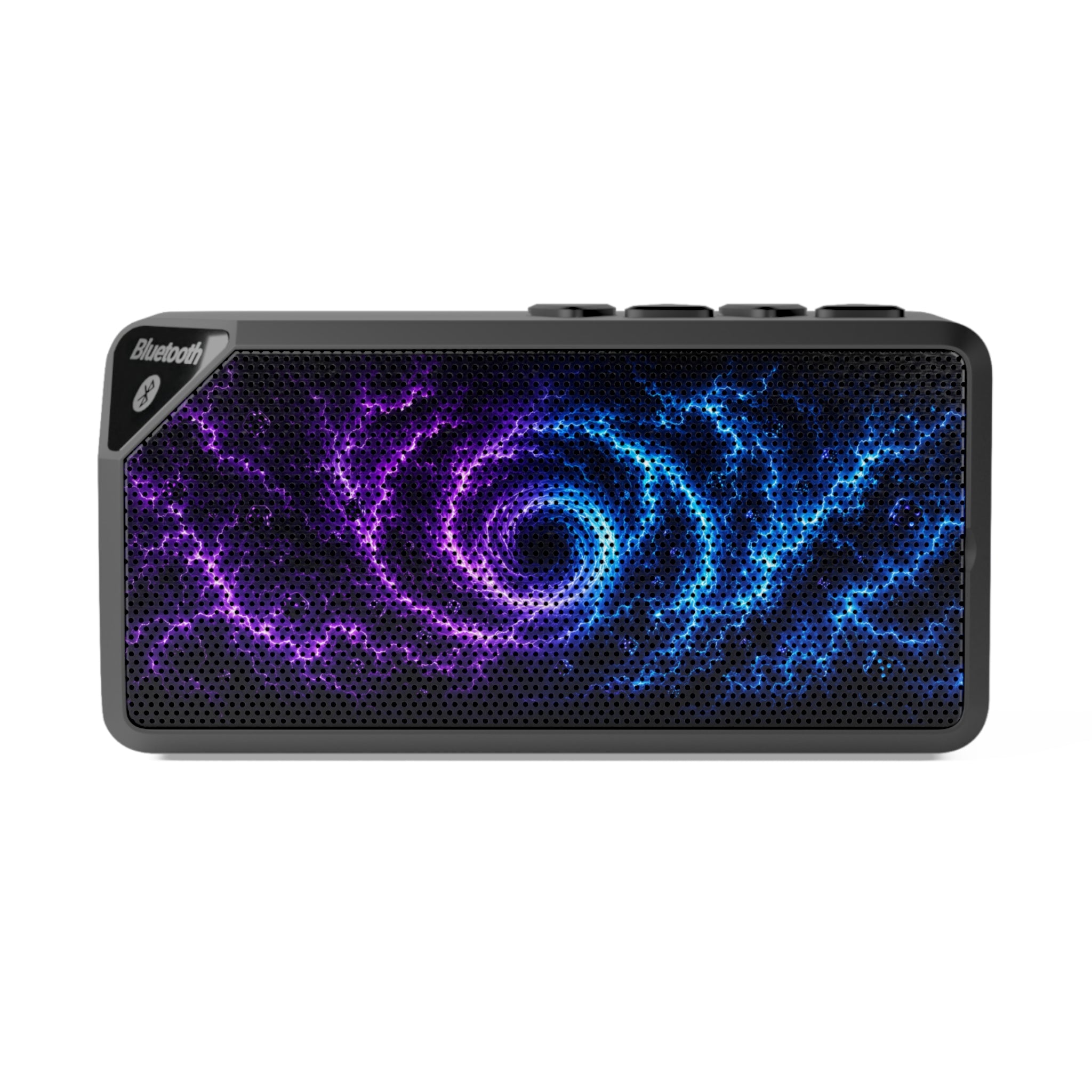 Galaxy Swirl Bluetooth Speaker — Portable Wireless Speaker with Cosmic Nebula Design