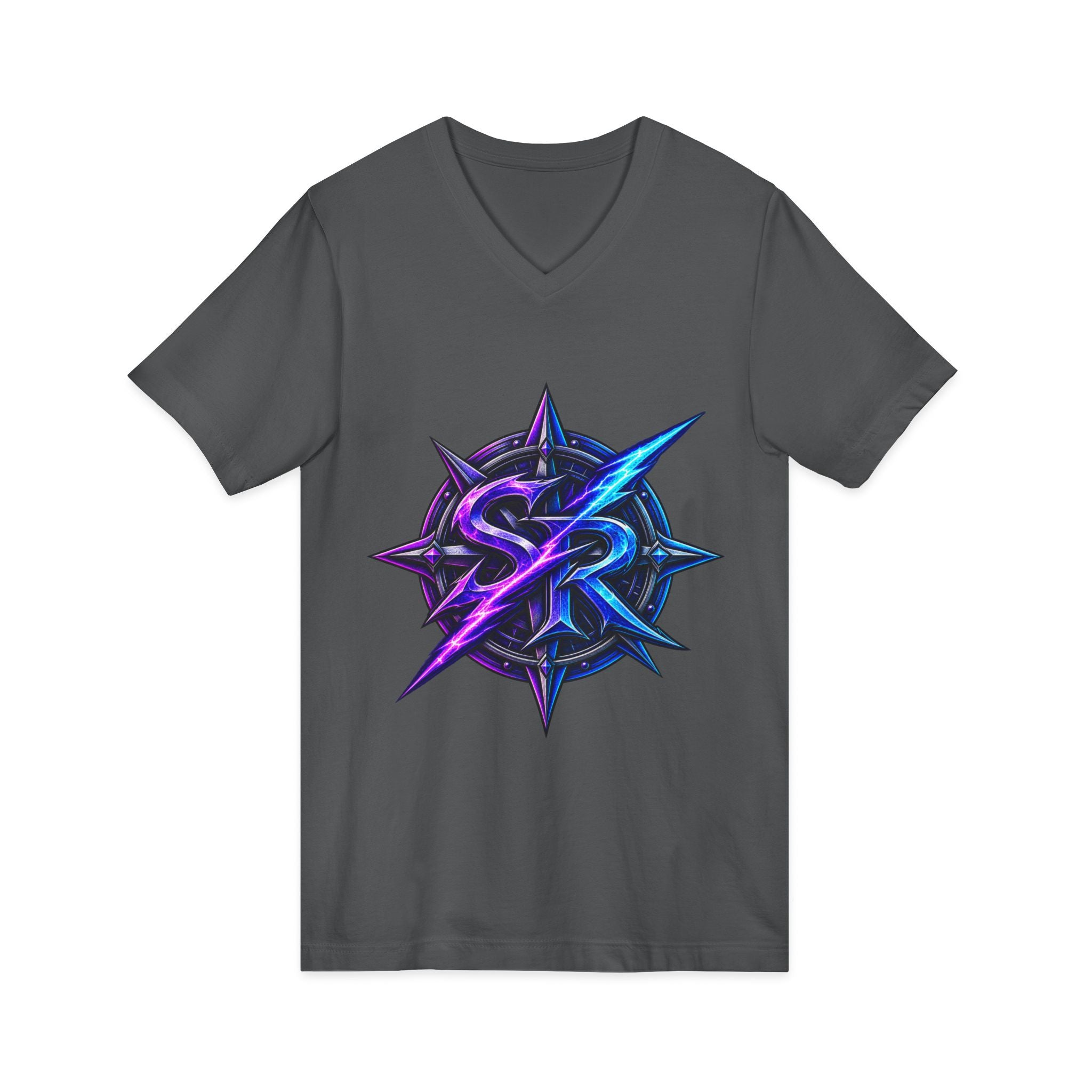 Neon Sigil V‑Neck Tee