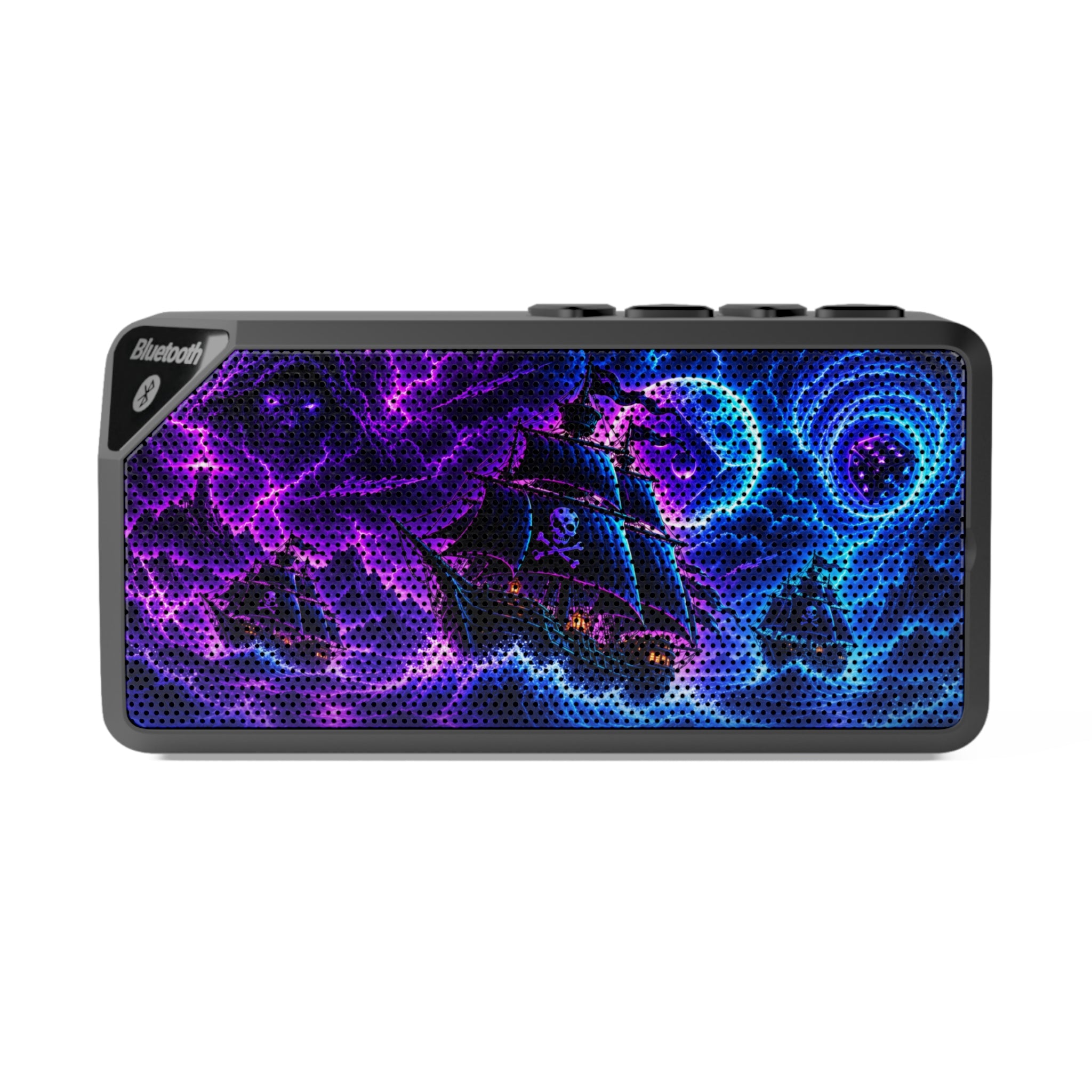 Bluetooth Speaker — Neon Galaxy Audio Grill